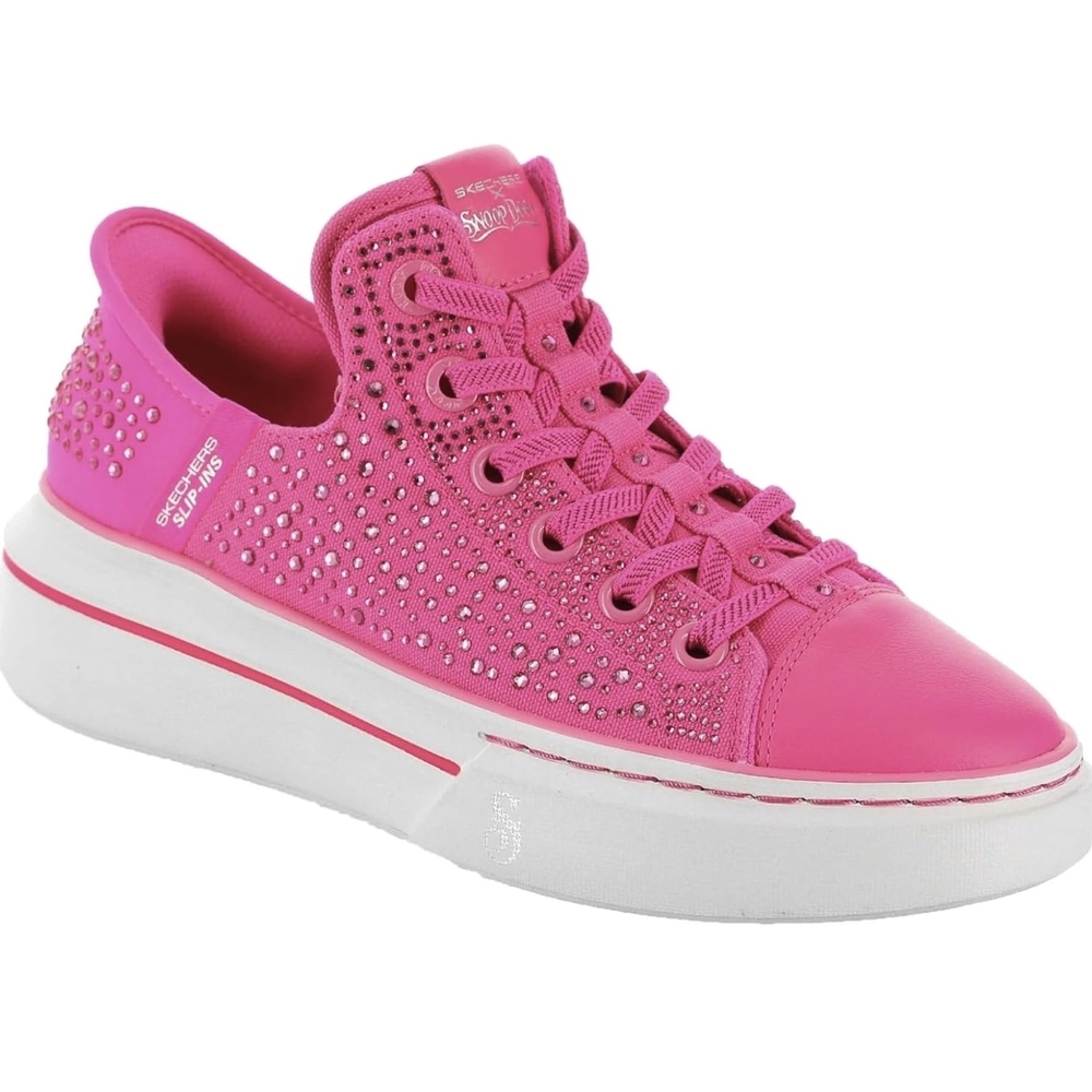 Skechers Fuchsia Rhinestone Sneakers